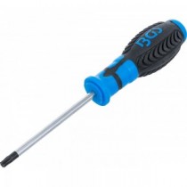 BGS | 7849-T30 | Destornillador | perfil en T (para Torx) con perforación T30 | Longitud de cuchilla 100 mm