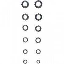 BGS | 1245 | Juego de tapas de desmontaje para tornillos y tuercas hexagonales dañados | 12 piezas