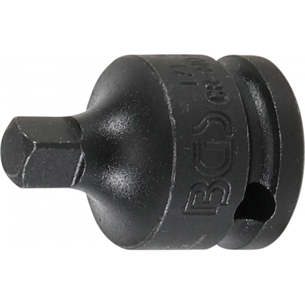 BGS | 171 | Adaptador de llave de vaso de impacto | cuadrado interior 10 mm (3/8") - cuadrado exterior 6,3 mm (1/4")