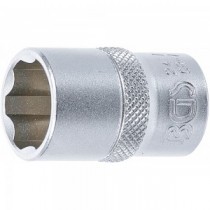 BGS | 2417 | Llave de vaso Super Lock | entrada 12,5 mm (1/2") | 17 mm