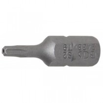 BGS | 2438 | Punta | longitud 25 mm | entrada 6,3 mm (1/4") | perfil en T (para Torx) con perforación T9