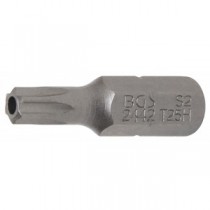 BGS | 2442 | Punta | longitud 25 mm | entrada 6,3 mm (1/4") | perfil en T (para Torx) con perforación T25