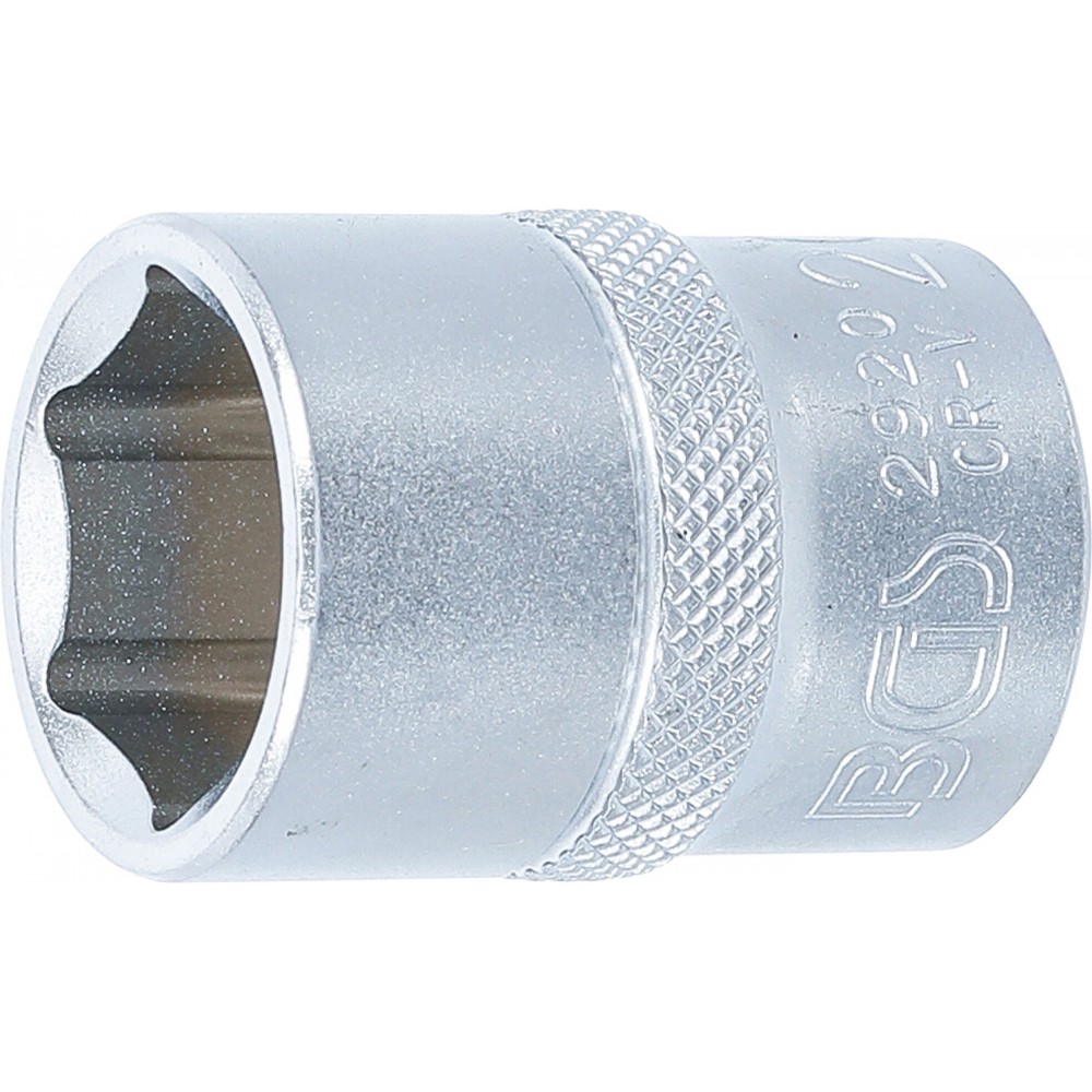 BGS | 2920 | Llave de vaso hexagonal | entrada 12,5 mm (1/2") | 20 mm