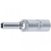 BGS | 2964 | Llave de vaso Super Lock, larga | entrada 6,3 mm (1/4") | 4 mm