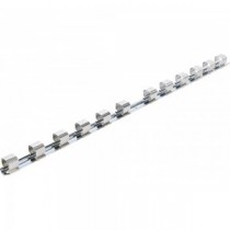 BGS | 3460 | Rail para llaves de vaso con 12 clavijas | 20 mm 3/4"