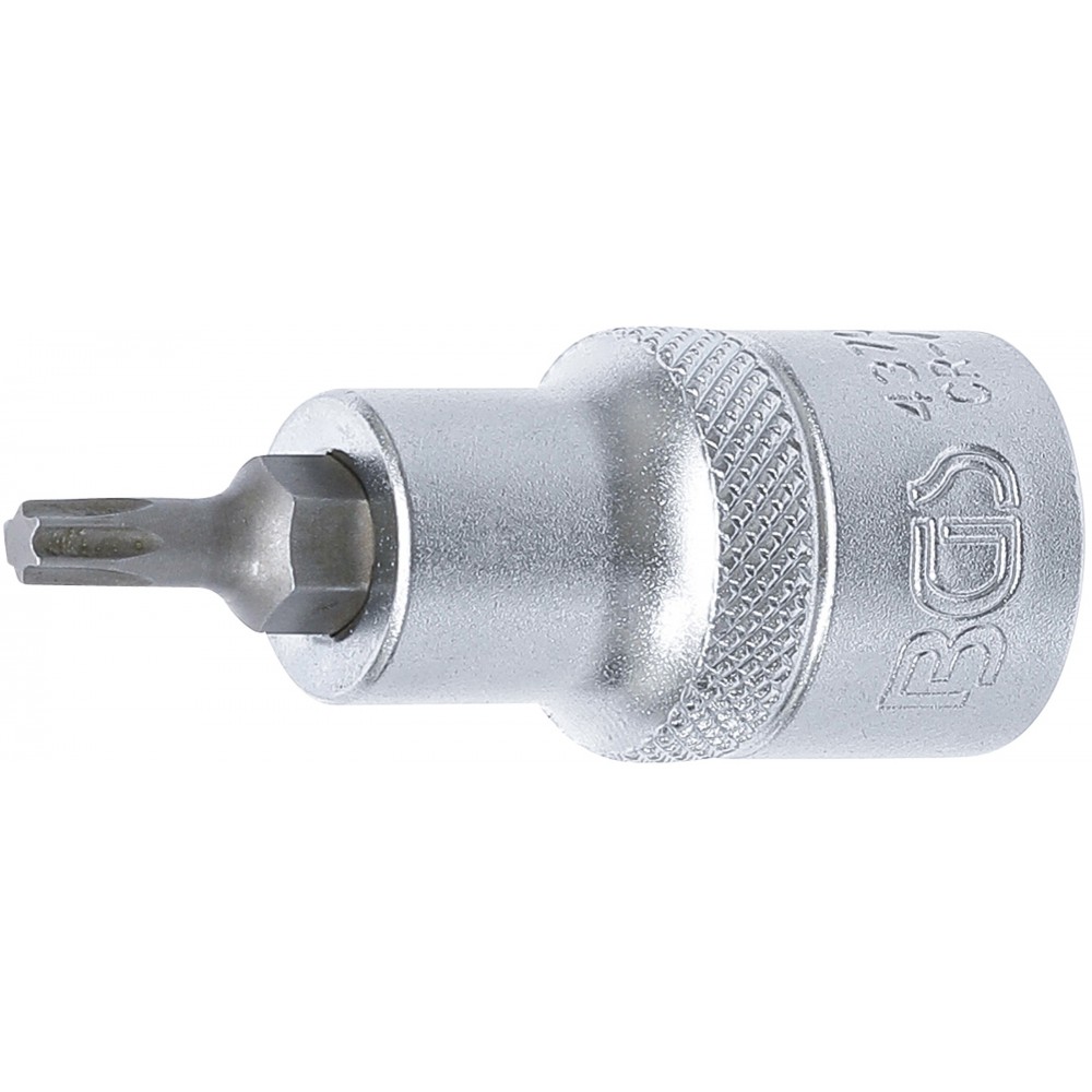 BGS | 4370 | Punta de vaso | entrada 12,5 mm (1/2") | perfil en T (para Torx) T25