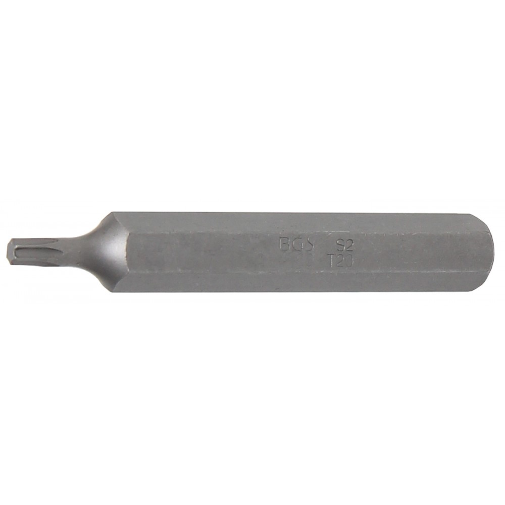 BGS | 4569 | Punta | longitud 75 mm | entrada 10 mm (3/8") | perfil en T (para Torx) T20