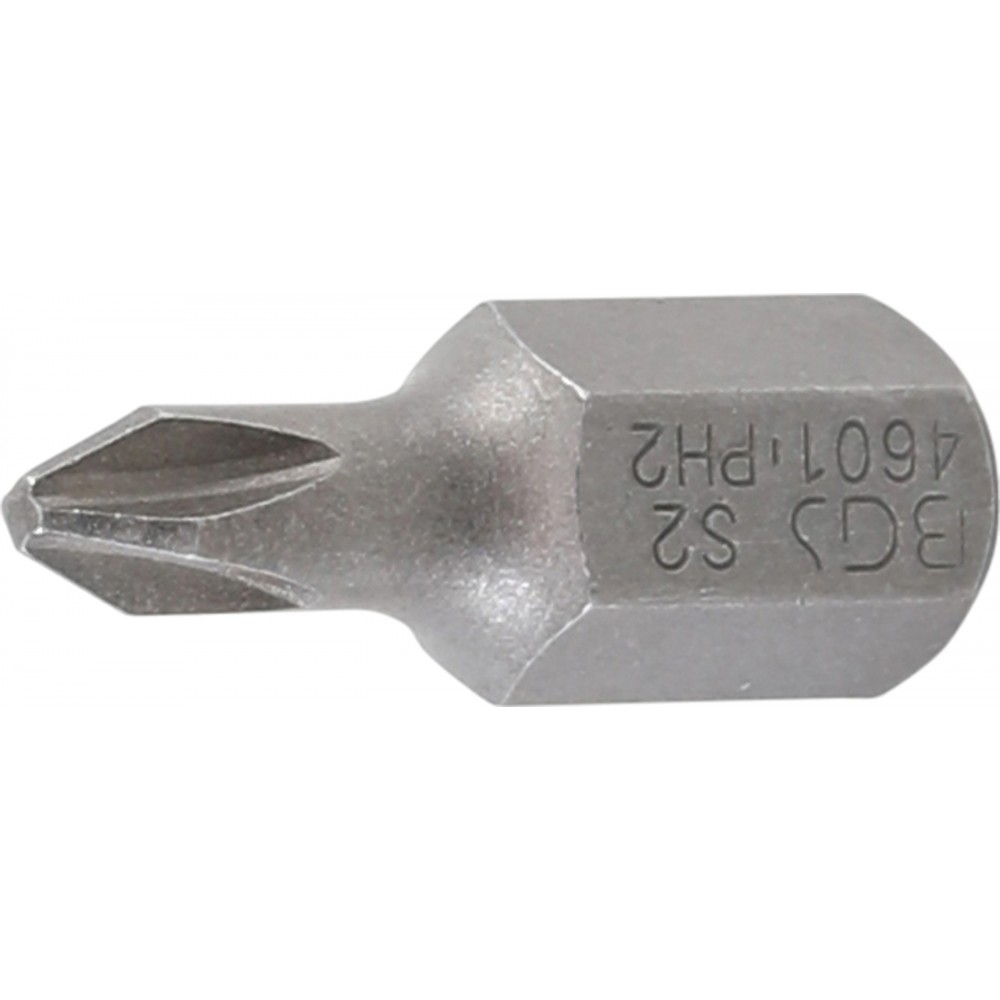 BGS | 4601 | Punta | longitud 30 mm | hexágono exterior 10 mm (3/8") | cruz PH2