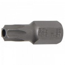 BGS | 4645 | Punta | longitud 30 mm | entrada 10 mm (3/8") | perfil en T (para Torx) con perforación T45