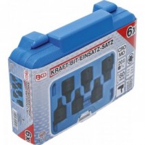 BGS | 5055 | Juego de puntas de vaso de impacto | entrada 20 mm (3/4") | perfil en T (para Torx) T55 - T100 | 6 piezas