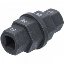 BGS | 5058 | Llave de vaso especial para motocicletas | 10 mm (3/8") | 17 - 19 - 22 - 24 mm