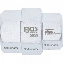 BGS | 5059 | Llave de vaso especial para motocicletas | 19 - 22 - 24 mm