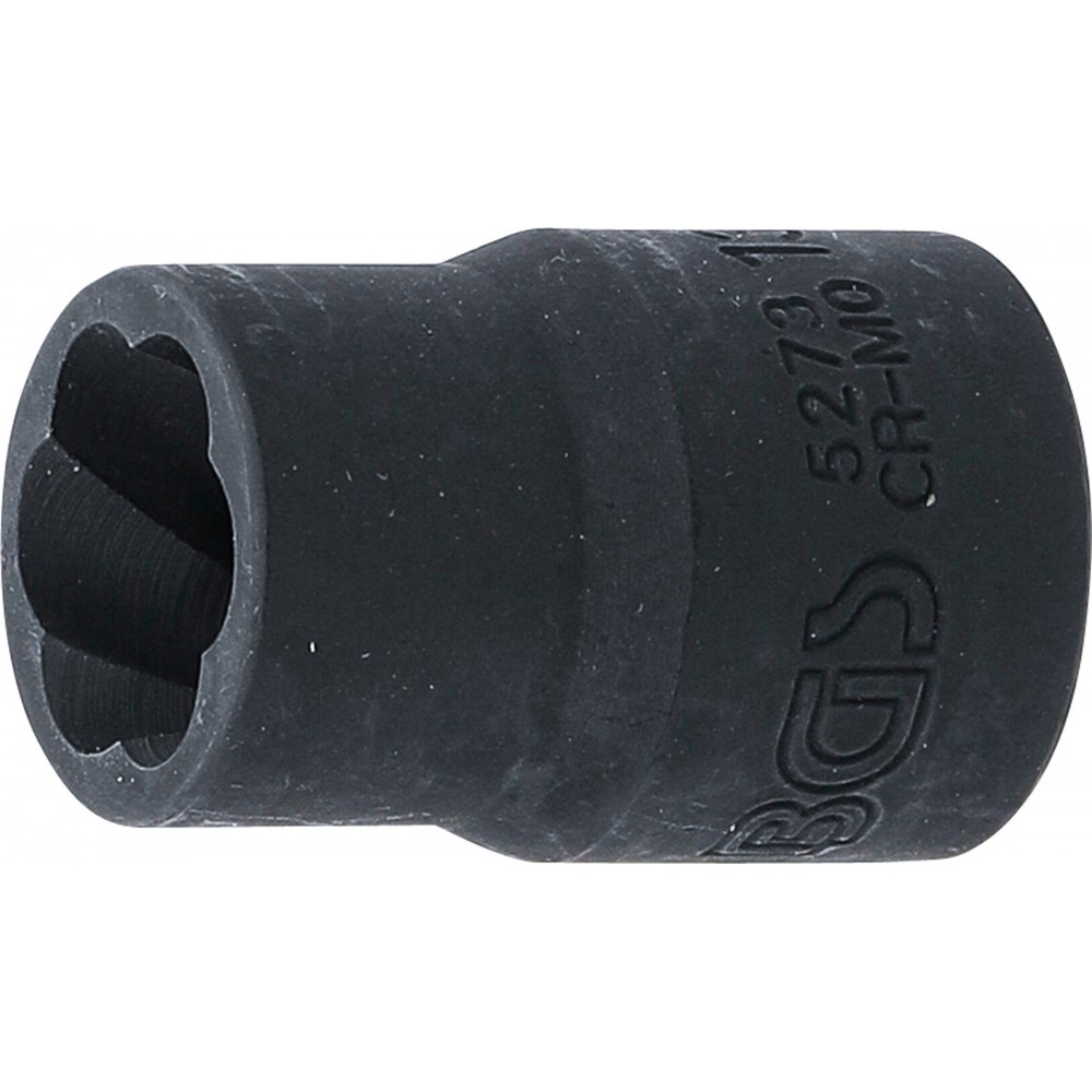 BGS | 5273 | Llave de vaso de perfil en espiral / extractor de tornillos | entrada 10 mm (3/8") | 13 mm