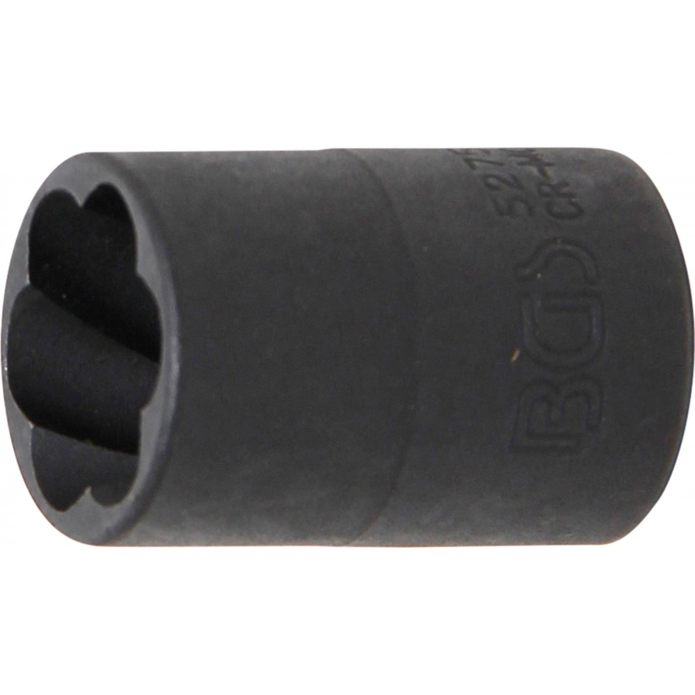 BGS | 5275 | Llave de vaso de perfil en espiral / extractor de tornillos | entrada 10 mm (3/8") | 15 mm