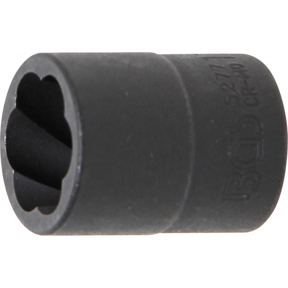 BGS | 5277 | Llave de vaso de perfil en espiral / extractor de tornillos | entrada 10 mm (3/8") | 17 mm