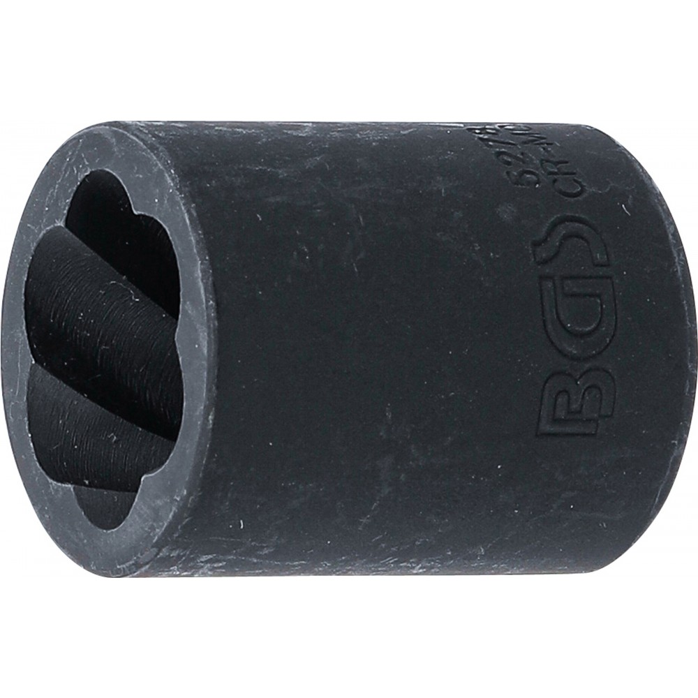 BGS | 5278 | Llave de vaso de perfil en espiral / extractor de tornillos | entrada 10 mm (3/8") | 18 mm