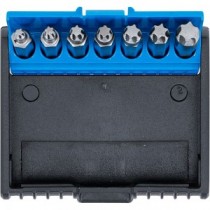 BGS | 5284 | Juego de extractores de tornillos | para perfil en T (para Torx) defectuoso T10 - T40 | 7 piezas