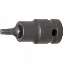 BGS | 5371 | Punta de vaso de impacto | longitud 55 mm | entrada 12,5 mm (1/2") | perfil en T (para Torx) T30