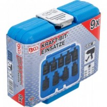 BGS | 5486 | Juego de puntas de vaso de impacto | entrada 12,5 mm (1/2") | perfil en T (para Torx) T20 - T70 | 9 piezas