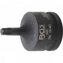 BGS | 5545 | Punta de vaso de impacto | longitud 60 mm | 20 mm (3/4") | perfil en T (para Torx) T45