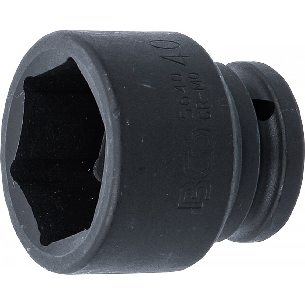 BGS | 5640 | Llaves de vaso impacto hexagonal | entrada 20 mm (3/4") | 40 mm