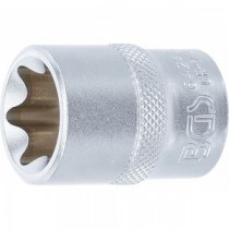 BGS | 6424 | Llave de vaso E-Torx | entrada 12,5 mm (1/2") | E24