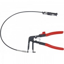 BGS Diy | 467 | Alicate para abrazaderas de mangueras | con cable Bowden | 630 mm