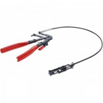 BGS Diy | 467 | Alicate para abrazaderas de mangueras | con cable Bowden | 630 mm