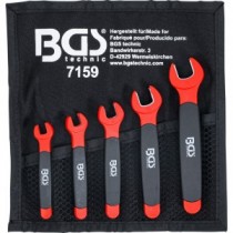 BGS | 7159 | Llave plana de una boca VDE | 7 - 14 mm | 5 piezas