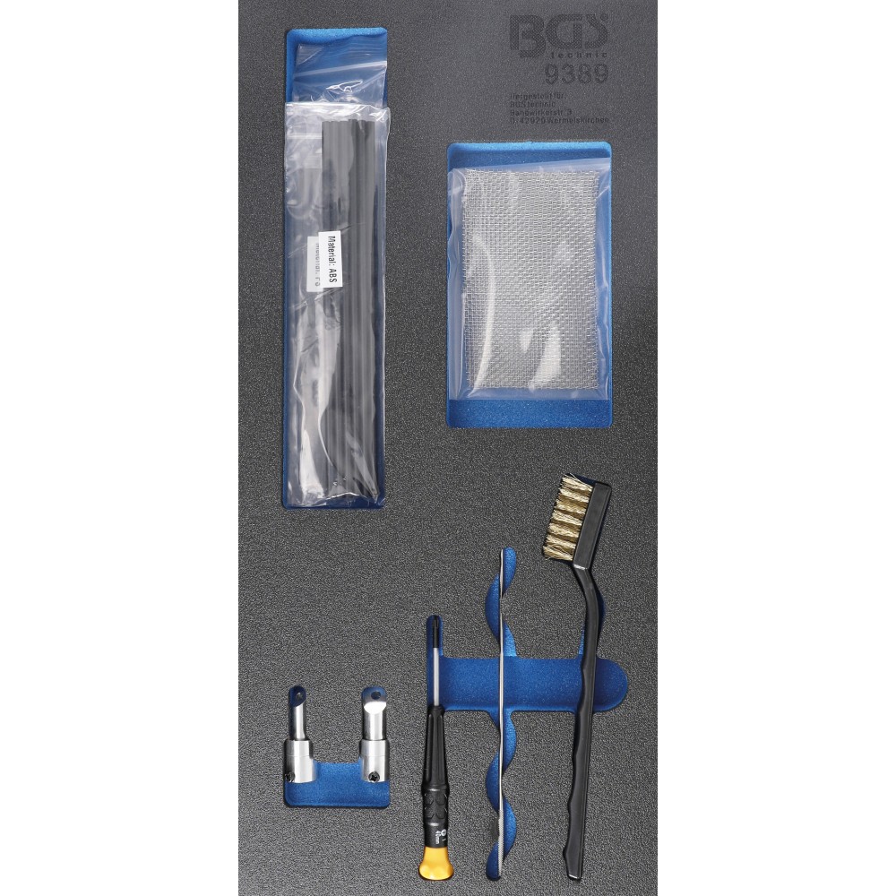 BGS | 9389 | Bandeja para carro 1/3: Material fungible para el Juego de reparación de plástico BGS 9388