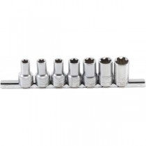 BGS | 9587 | Juego de llaves de vaso T-Star (para Torx Plus) | entrada 10 mm (3/8") | 10EP - 20EP | 7 piezas