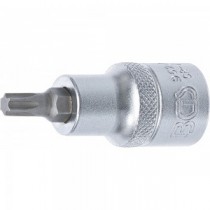 BGS | 9627 | Punta de vaso | Longitud 55 mm | entrada 12,5 mm (1/2") | perfil en T (para Torx) T35