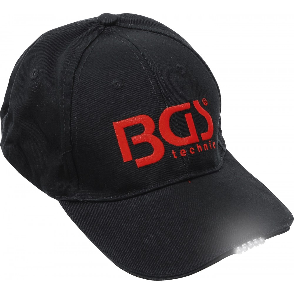 BGS | 9897 | Gorra de béisbol BGS | con luz LED