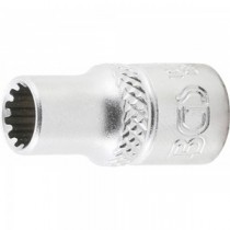 BGS | 10106 | Llave de vaso Gear Lock | entrada 6,3 mm (1/4") | 6 mm