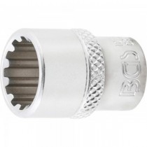 BGS | 10112 | Llave de vaso Gear Lock | entrada 6,3 mm (1/4") | 12 mm