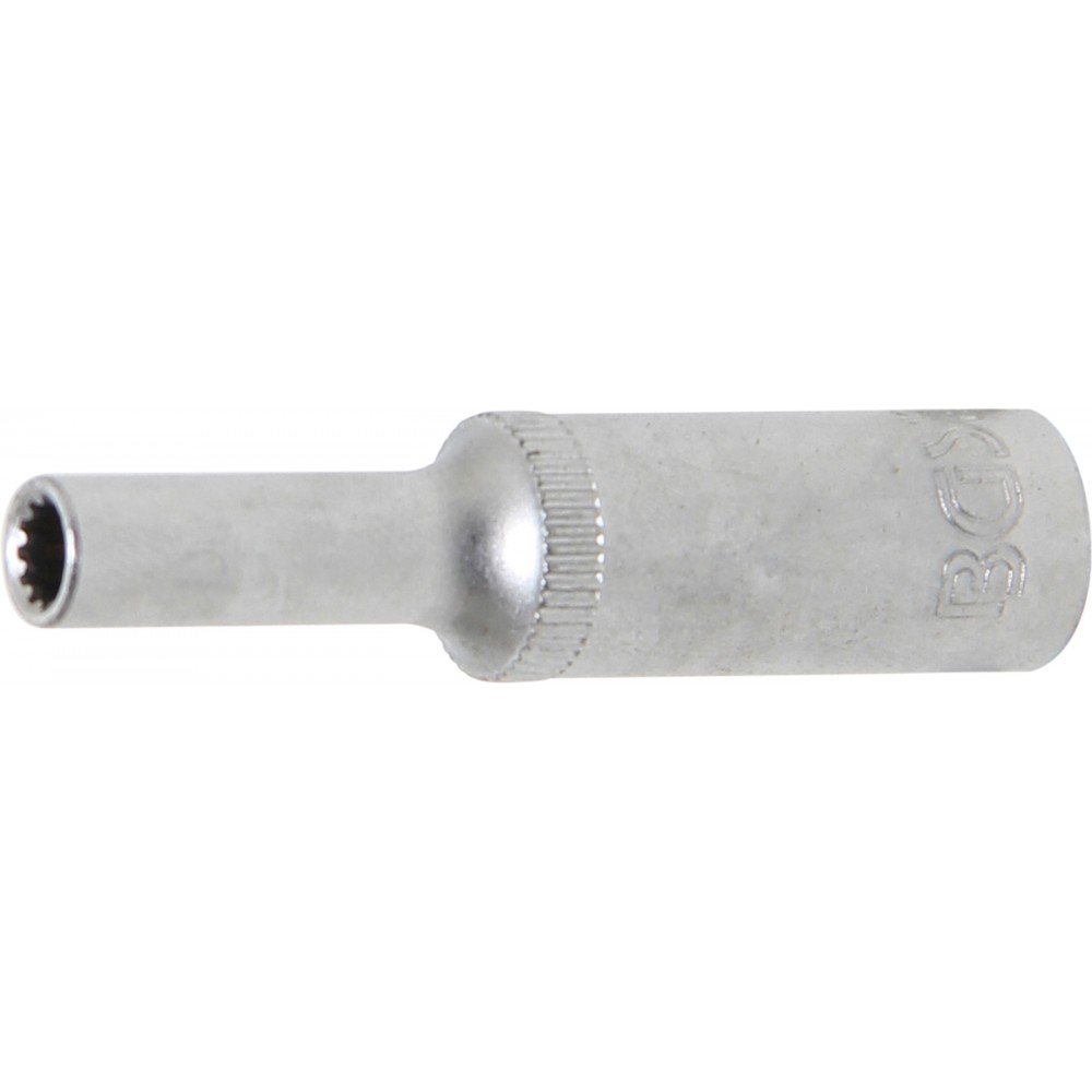 BGS | 10154 | Llave de vaso Gear Lock, larga | entrada 6,3 mm (1/4") | 4 mm