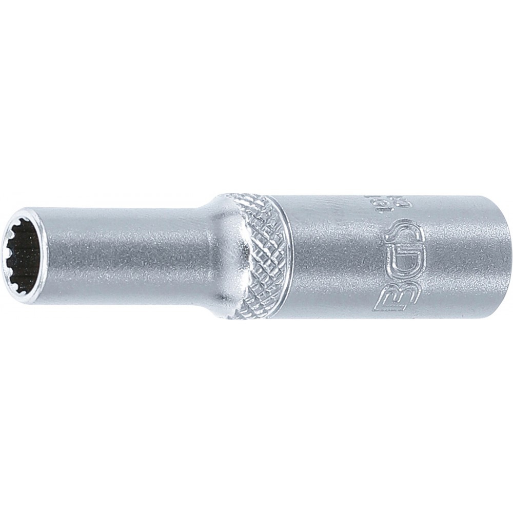 BGS | 10156 | Llave de vaso Gear Lock, larga | entrada 6,3 mm (1/4") | 6 mm