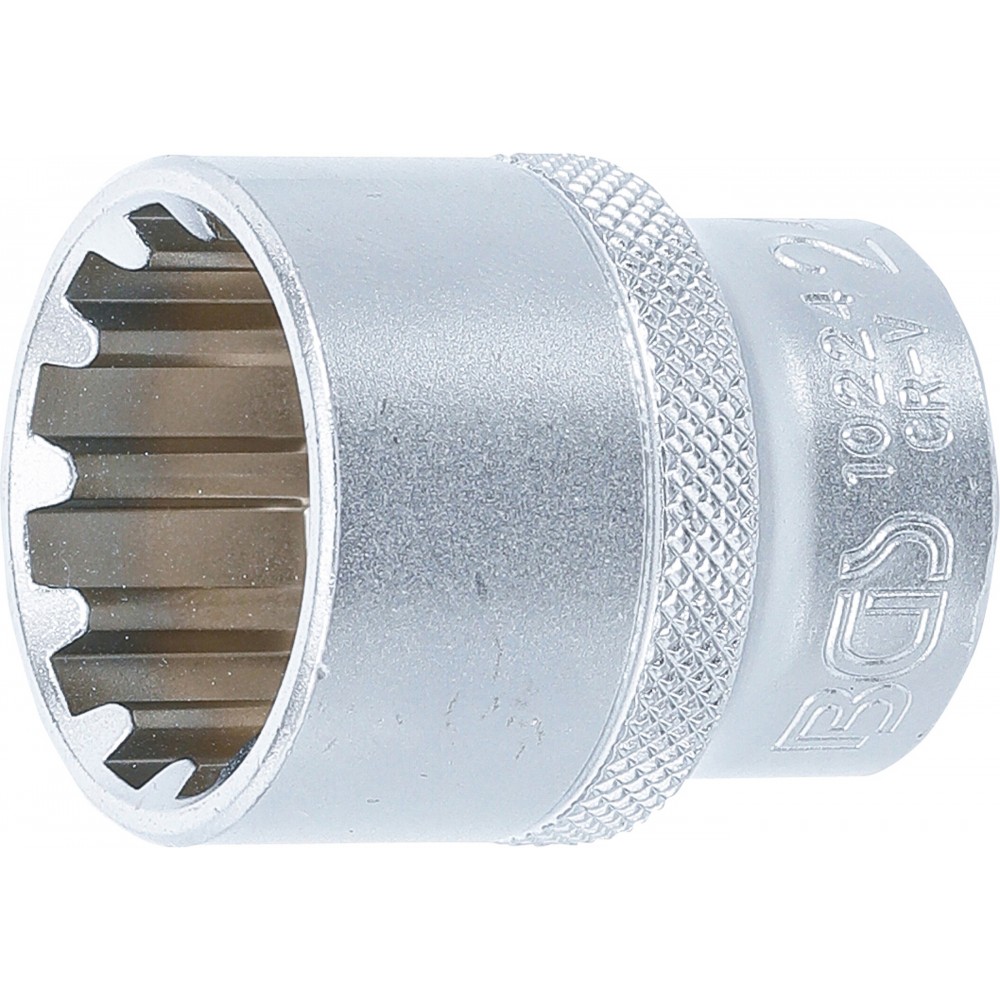 BGS | 10224 | Llave de vaso Gear Lock | entrada 12,5 mm (1/2") | 24 mm