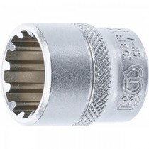 BGS | 10318 | Llave de vaso Gear Lock | entrada 10 mm (3/8") | 18 mm