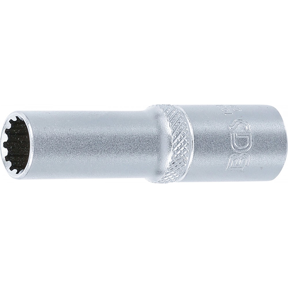 BGS | 10350 | Llave de vaso Gear Lock, larga | entrada 10 mm (3/8") | 10 mm