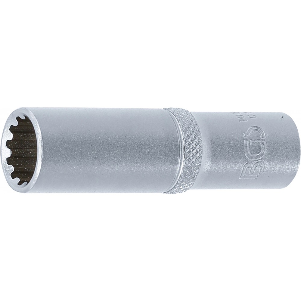 BGS | 10352 | Llave de vaso Gear Lock, larga | entrada 10 mm (3/8") | 12 mm