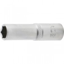 BGS | 10531 | Llave de vaso hexagonal, larga | entrada 10 mm (3/8") | 11 mm