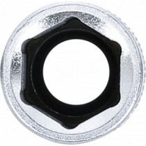 BGS | 10532 | Llave de vaso hexagonal, larga | entrada 10 mm (3/8") | 12 mm