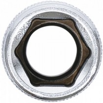 BGS | 10554 | Llave de vaso hexagonal, larga | entrada 12,5 mm (1/2") | 14 mm