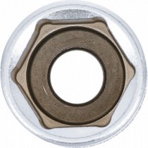 BGS | 10563 | Llave de vaso hexagonal, larga | entrada 12,5 mm (1/2") | 23 mm