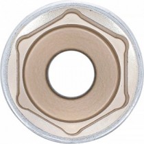 BGS | 10567 | Llave de vaso hexagonal, larga | entrada 12,5 mm (1/2") | 27 mm