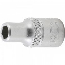 BGS | 10651 | Llave de vaso hexagonal | entrada 6,3 mm (1/4") | 3/16"