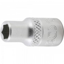 BGS | 10652 | Llave de vaso hexagonal | entrada 6,3 mm (1/4") | 7/32"