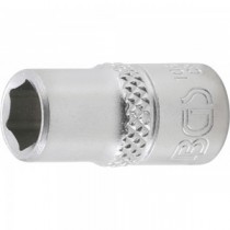 BGS | 10654 | Llave de vaso hexagonal | entrada 6,3 mm (1/4") | 9/32"