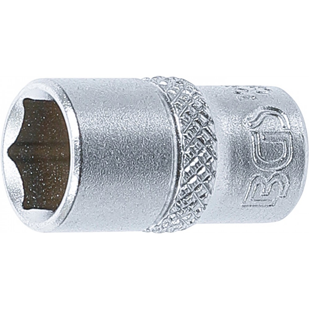 BGS | 10657 | Llave de vaso hexagonal | entrada 6,3 mm (1/4") | 3/8"